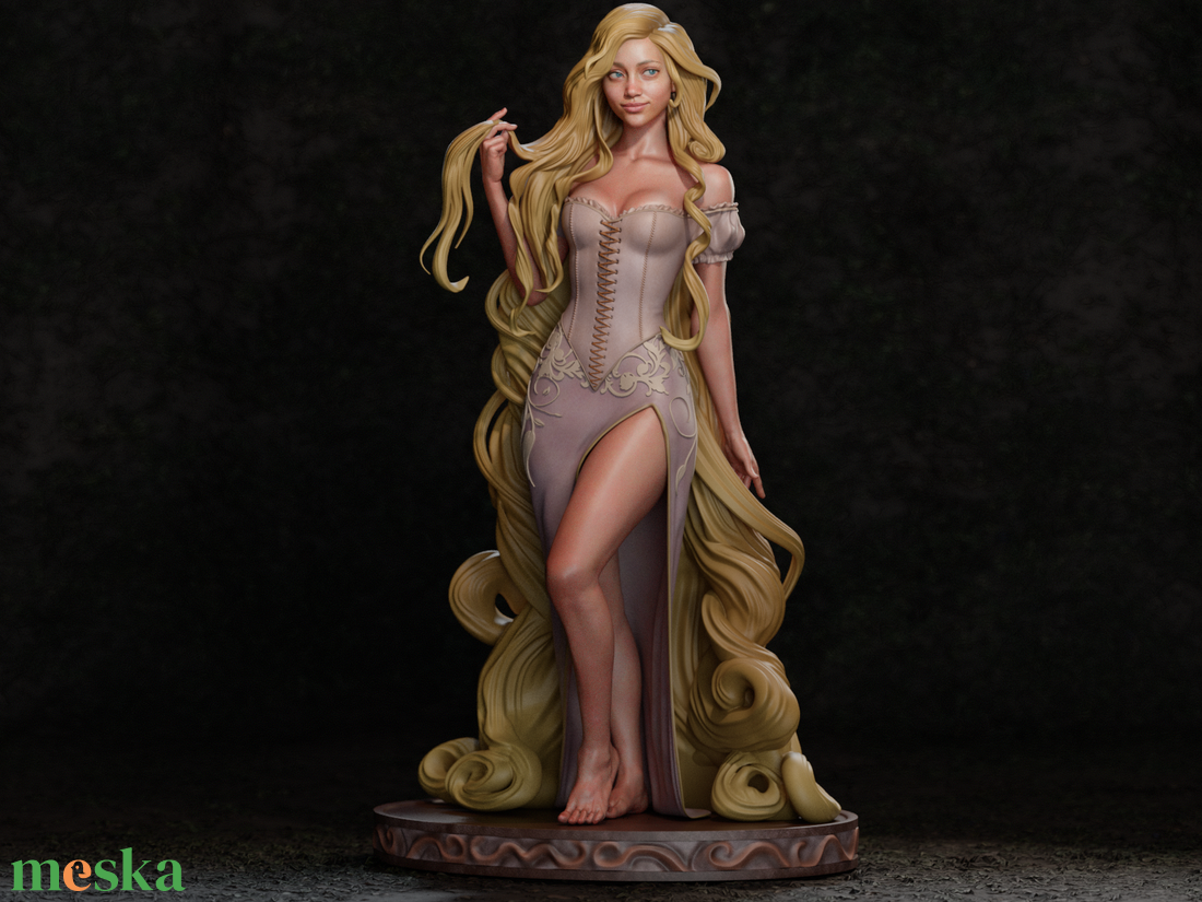 Rapunzel - művészet - makett, modell - Meska.hu Rapunzel - művészet - makett, modell - Meska.hu