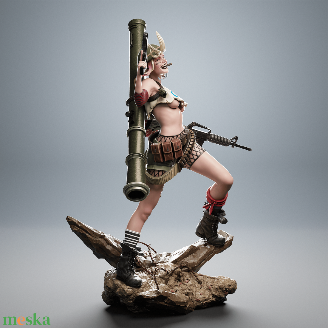 Tank Girl - művészet - makett, modell - Meska.hu Tank Girl - művészet - makett, modell - Meska.hu