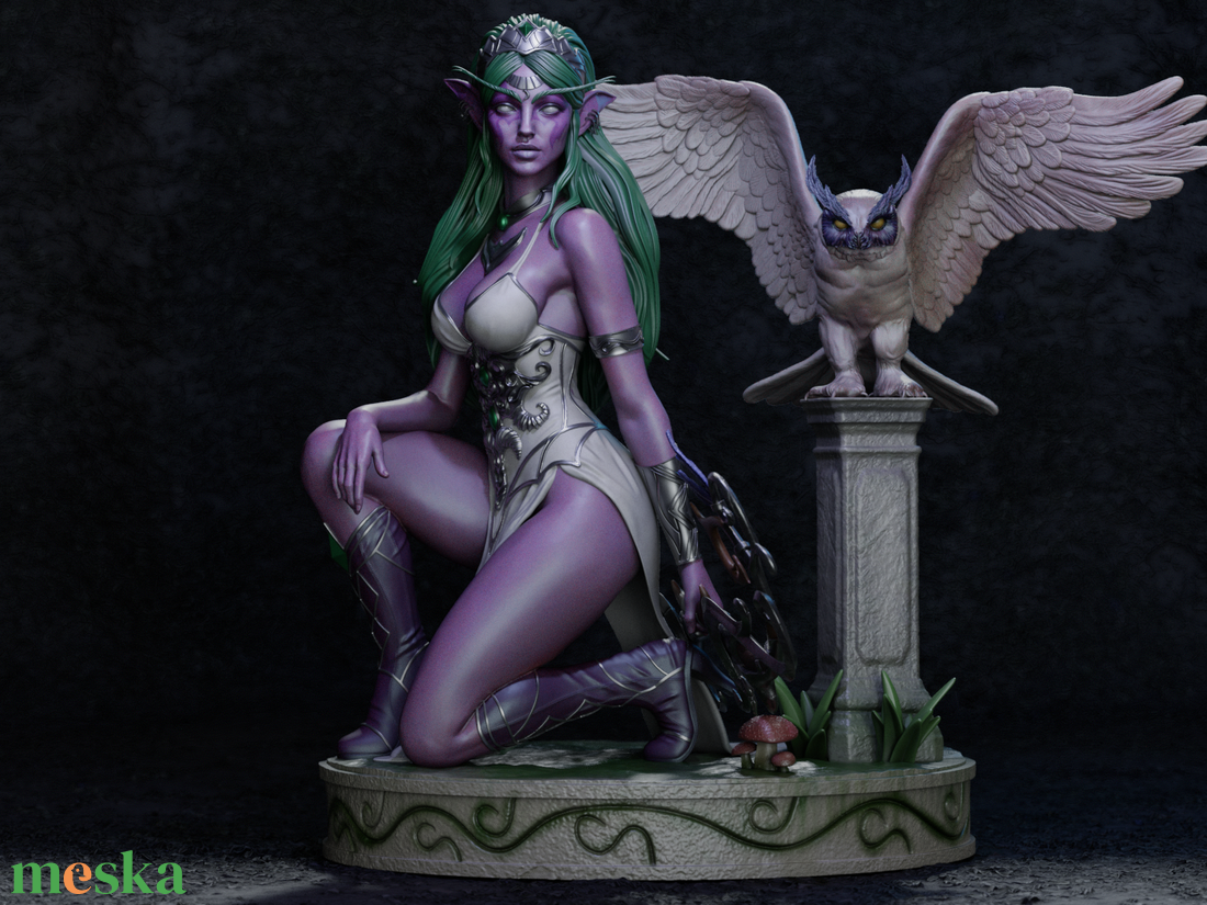 Tyrande Whisperwind - World of Warcraft - művészet - makett, modell - Meska.hu Tyrande Whisperwind - World of Warcraft - művészet - makett, modell - Meska.hu