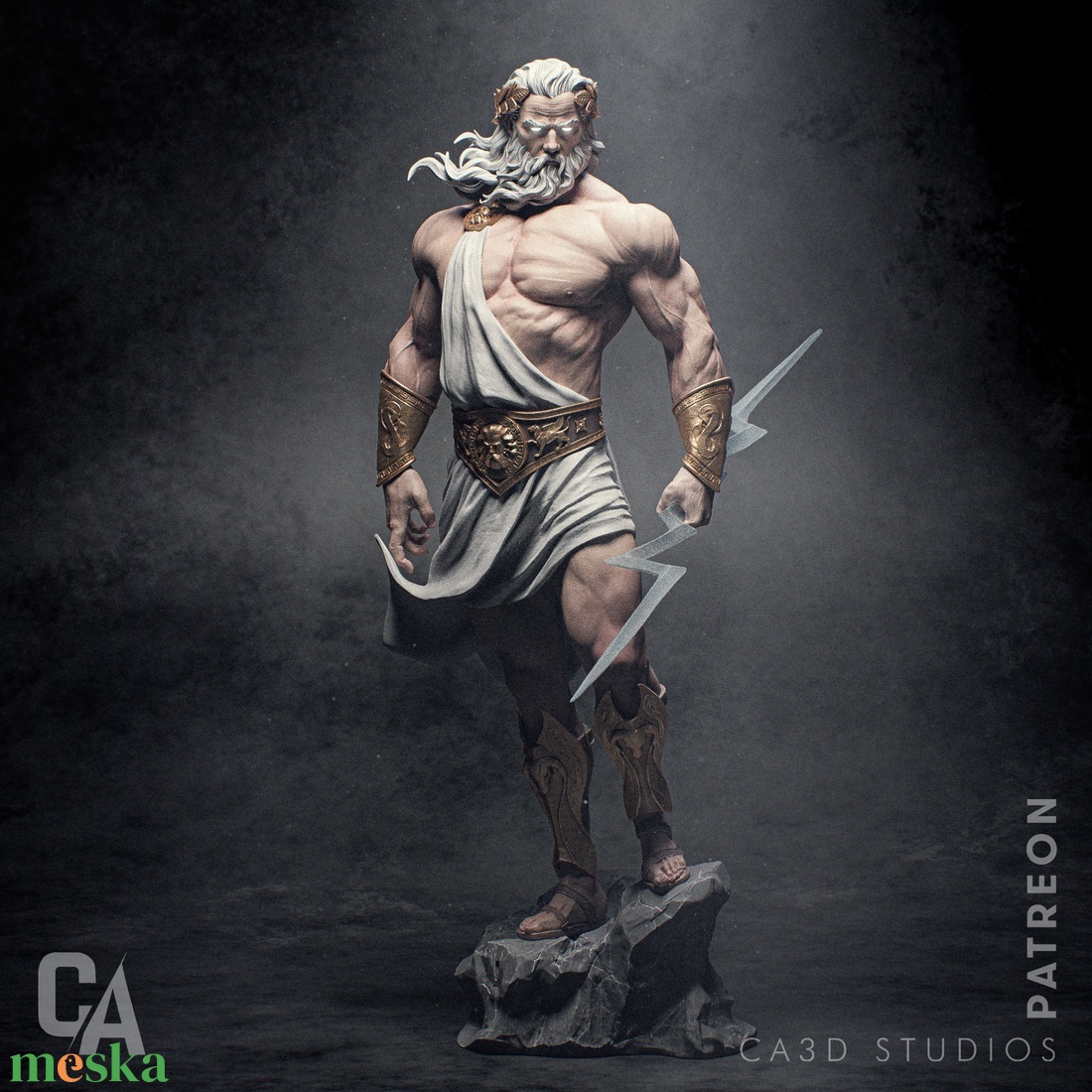 Zeus - művészet - makett, modell - Meska.hu Zeus - művészet - makett, modell - Meska.hu