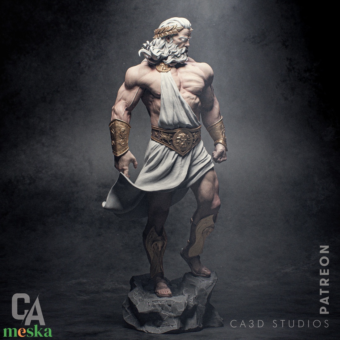 Zeus - művészet - makett, modell - Meska.hu Zeus - művészet - makett, modell - Meska.hu