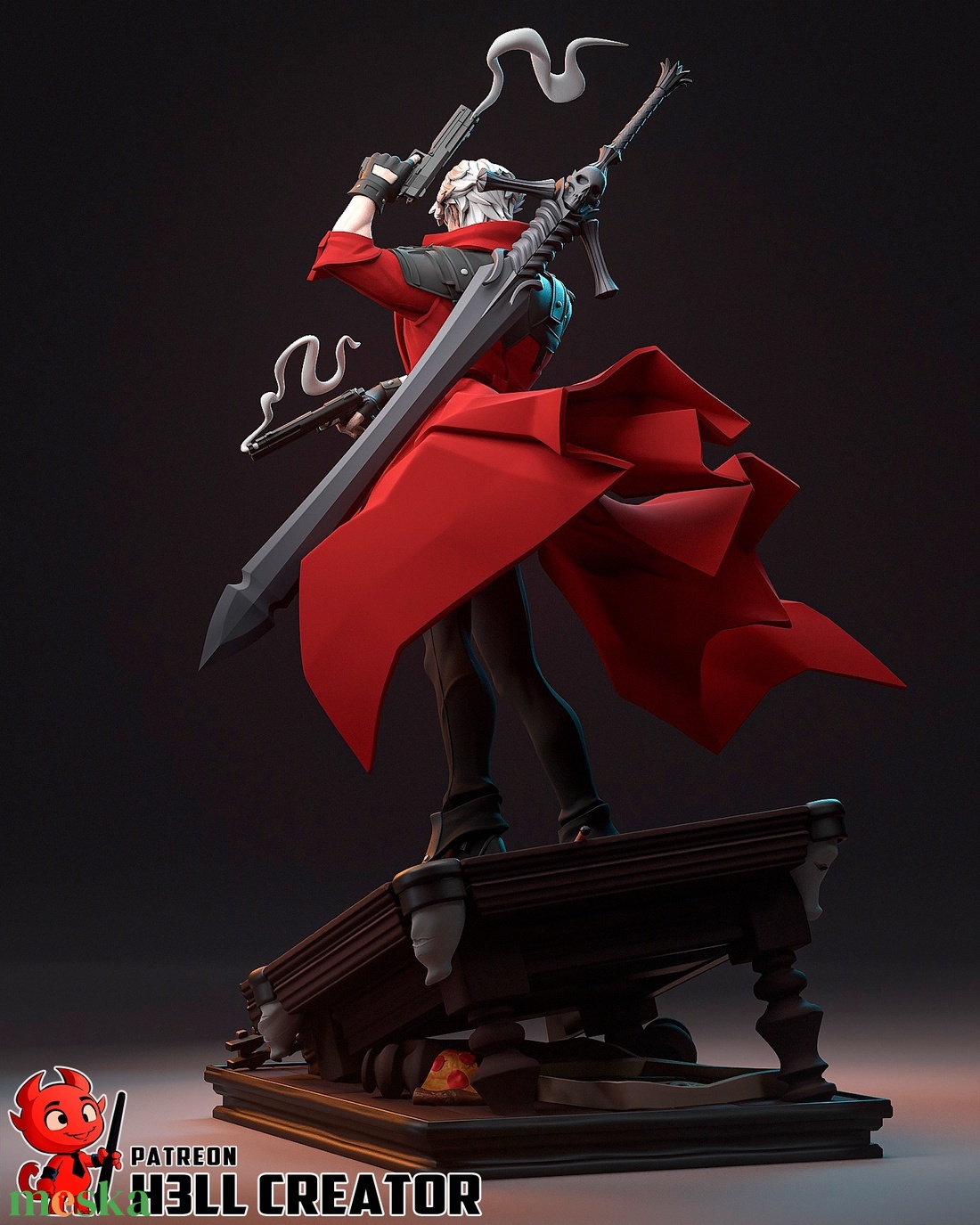Dante - Devil May Cry (Netflix) - művészet - makett, modell - Meska.hu Dante - Devil May Cry (Netflix) - művészet - makett, modell - Meska.hu