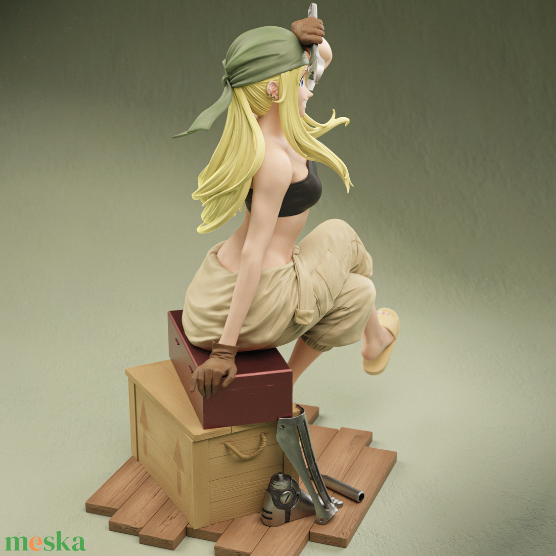 Winry Rockbell - Fullmetal Alchemist - művészet - makett, modell - Meska.hu