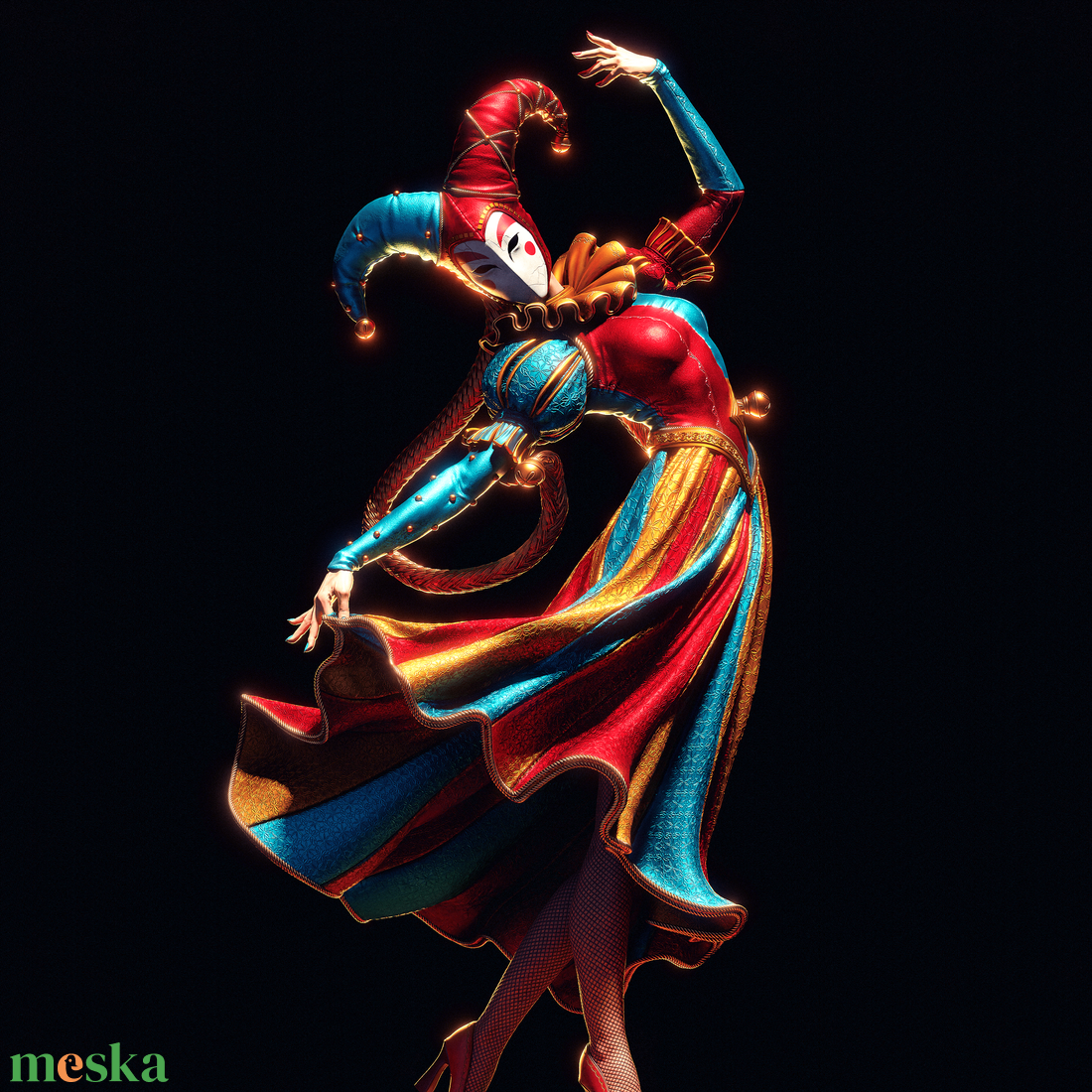 Jester - művészet - makett, modell - Meska.hu Jester - művészet - makett, modell - Meska.hu