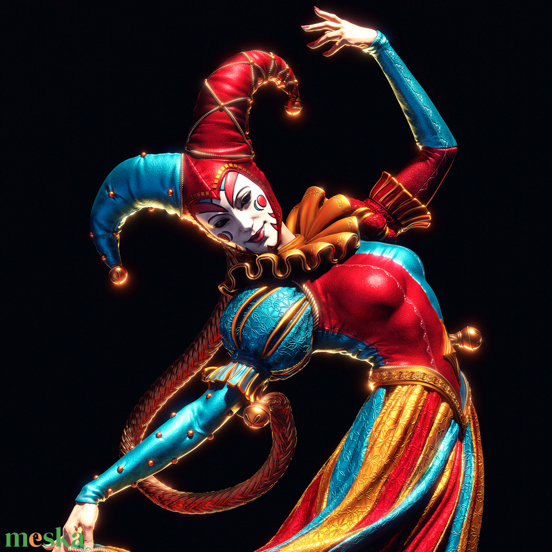 Jester - művészet - makett, modell - Meska.hu Jester - művészet - makett, modell - Meska.hu