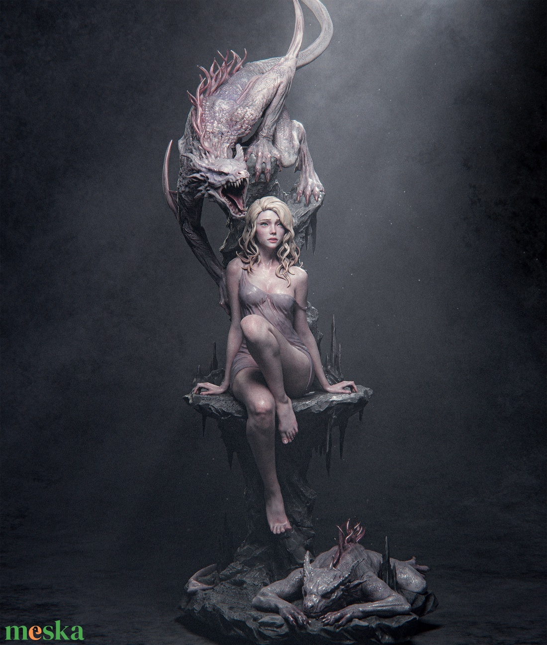 Elegy of the Wyrm - művészet - makett, modell - Meska.hu Elegy of the Wyrm - művészet - makett, modell - Meska.hu