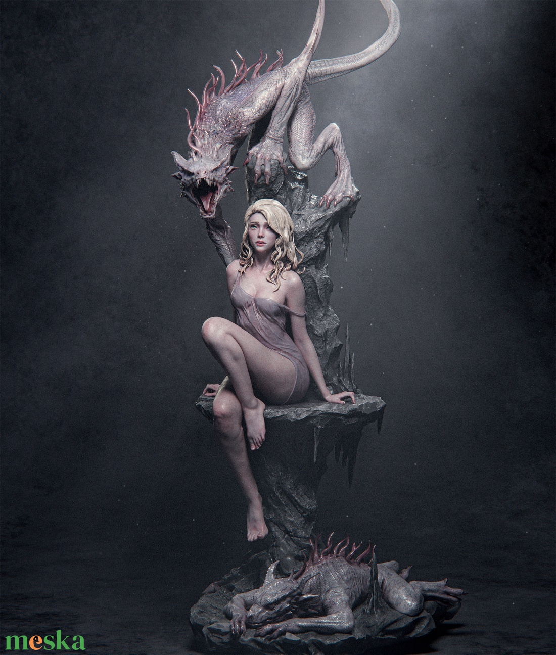 Elegy of the Wyrm - művészet - makett, modell - Meska.hu Elegy of the Wyrm - művészet - makett, modell - Meska.hu