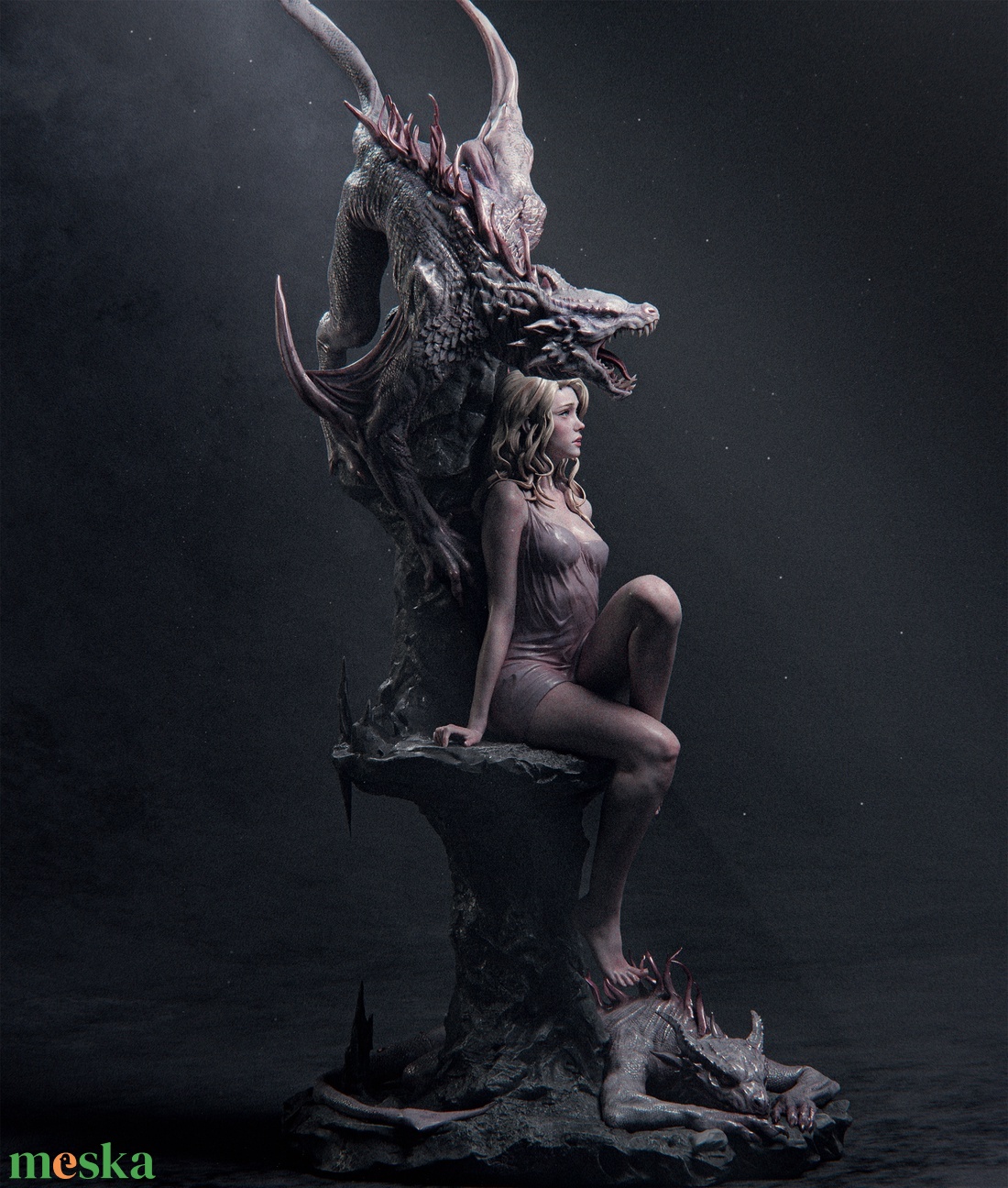 Elegy of the Wyrm - művészet - makett, modell - Meska.hu Elegy of the Wyrm - művészet - makett, modell - Meska.hu
