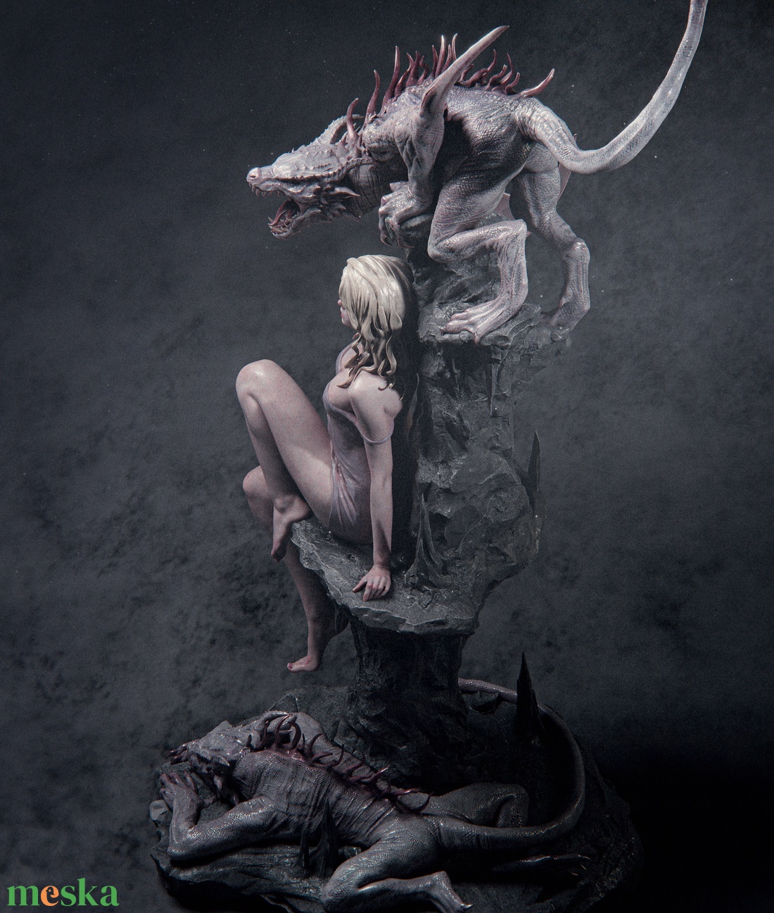 Elegy of the Wyrm - művészet - makett, modell - Meska.hu Elegy of the Wyrm - művészet - makett, modell - Meska.hu