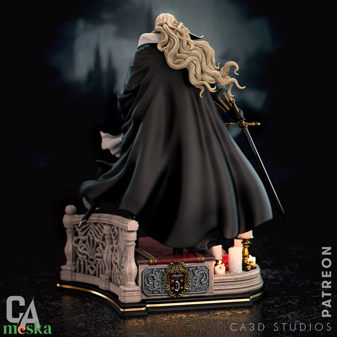 Alucard - Castlevania - művészet - makett, modell - Meska.hu Alucard - Castlevania - művészet - makett, modell - Meska.hu