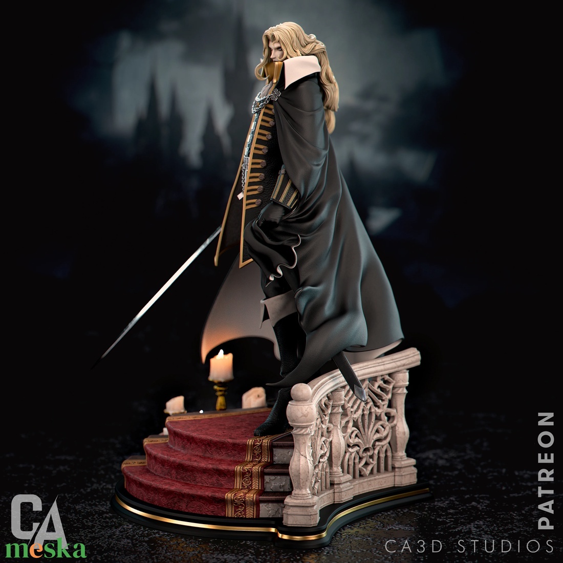 Alucard - Castlevania - művészet - makett, modell - Meska.hu Alucard - Castlevania - művészet - makett, modell - Meska.hu
