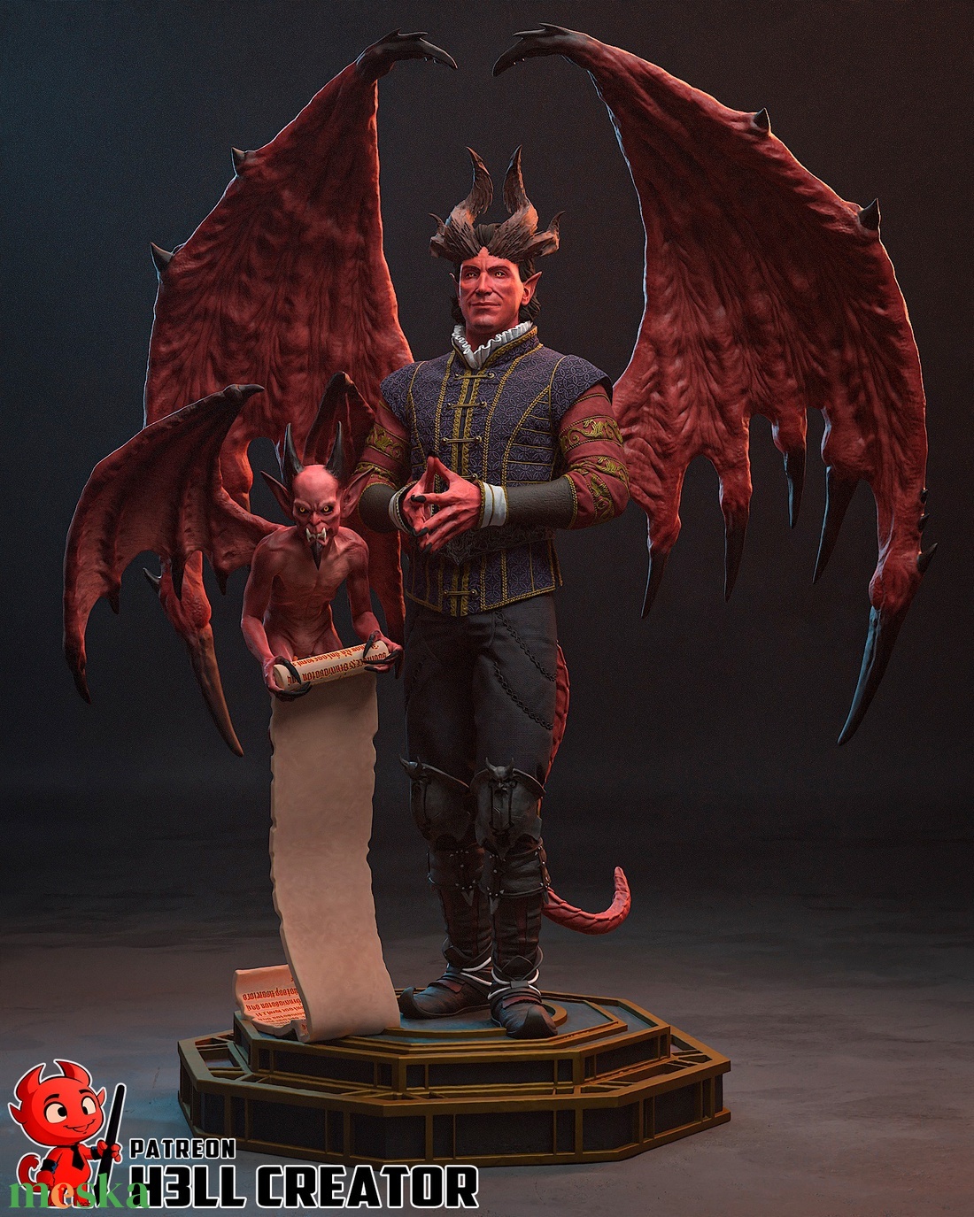 Raphael - Baldur's Gate 3 - művészet - makett, modell - Meska.hu Raphael - Baldur's Gate 3 - művészet - makett, modell - Meska.hu