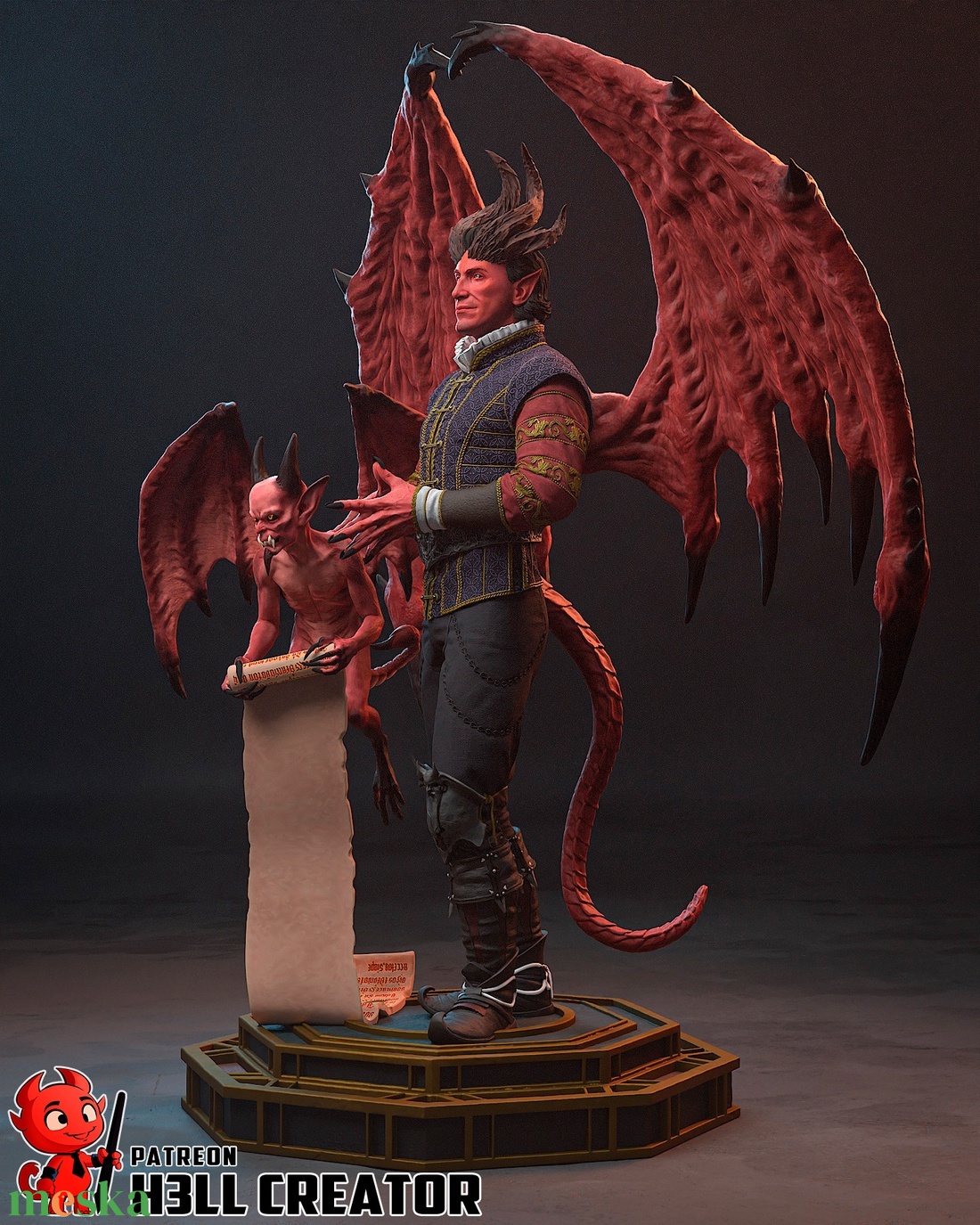 Raphael - Baldur's Gate 3 - művészet - makett, modell - Meska.hu Raphael - Baldur's Gate 3 - művészet - makett, modell - Meska.hu