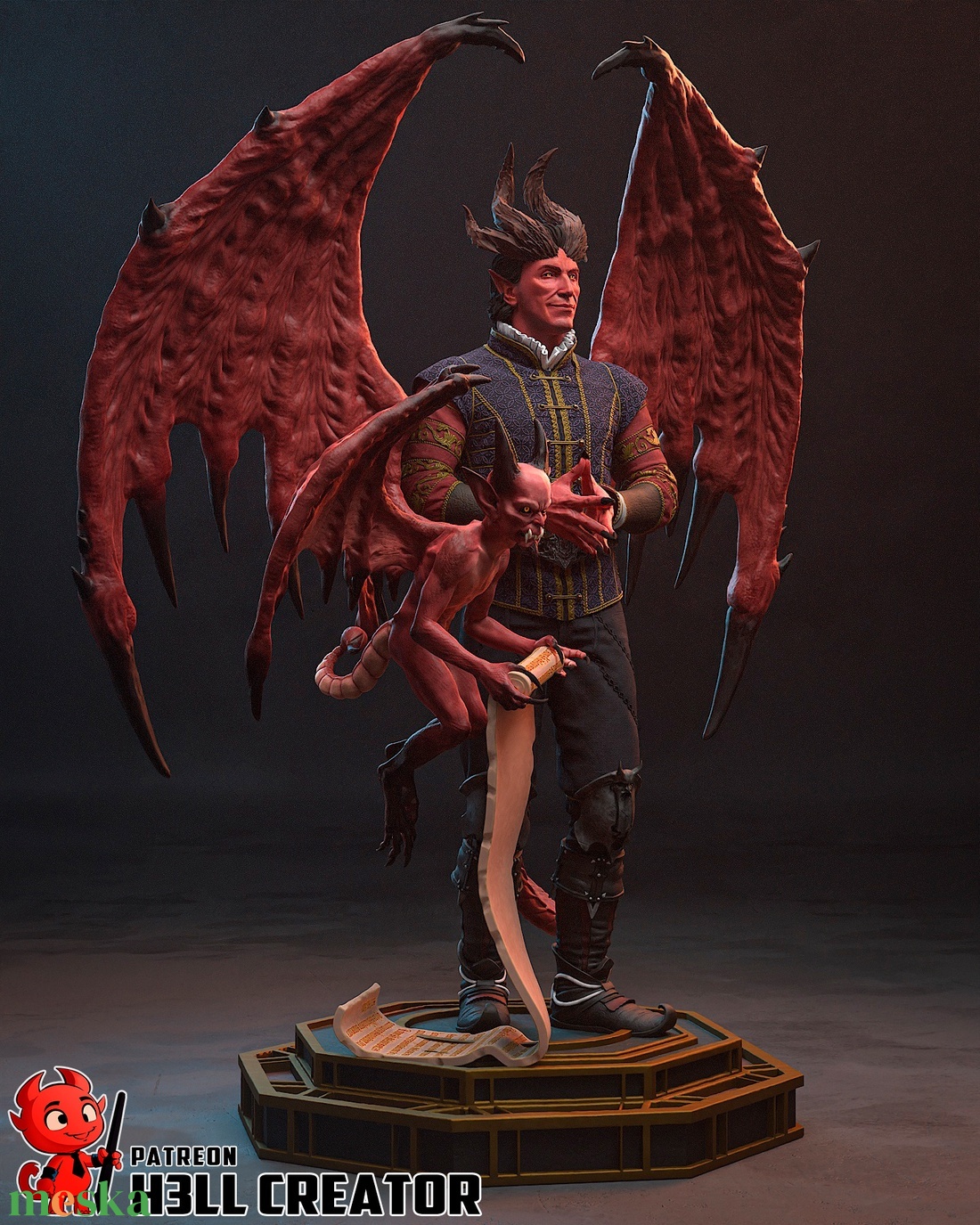 Raphael - Baldur's Gate 3 - művészet - makett, modell - Meska.hu Raphael - Baldur's Gate 3 - művészet - makett, modell - Meska.hu
