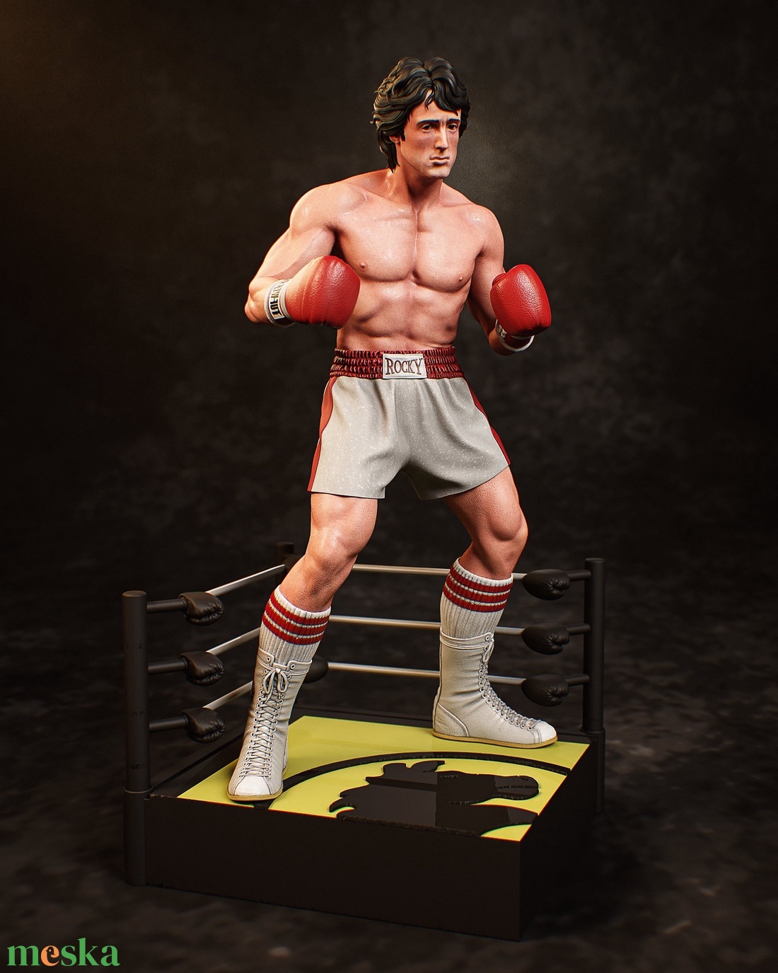 Rocky Balboa - művészet - makett, modell - Meska.hu
