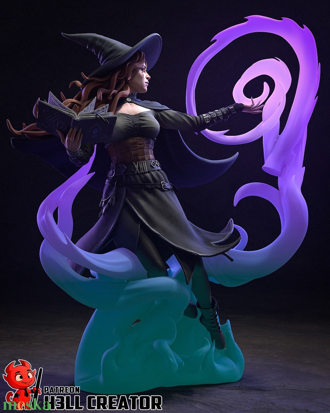 Tasha - Forgotten Realms - művészet - makett, modell - Meska.hu