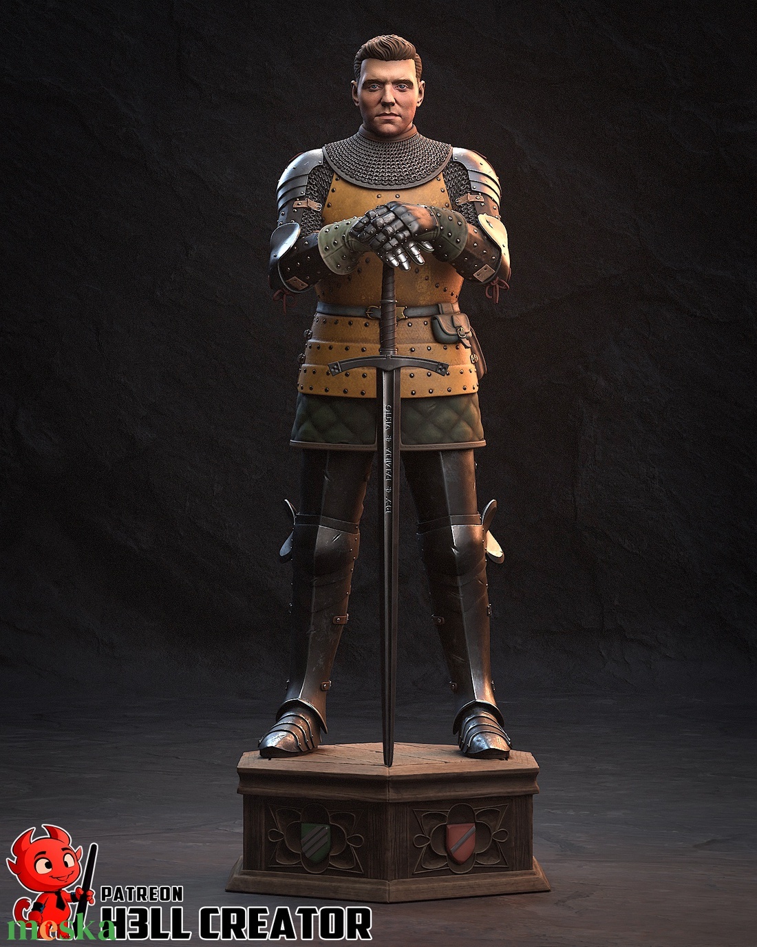 Henry of Skalitz - Kingdom Come: Deliverance 2 - művészet - makett, modell - Meska.hu