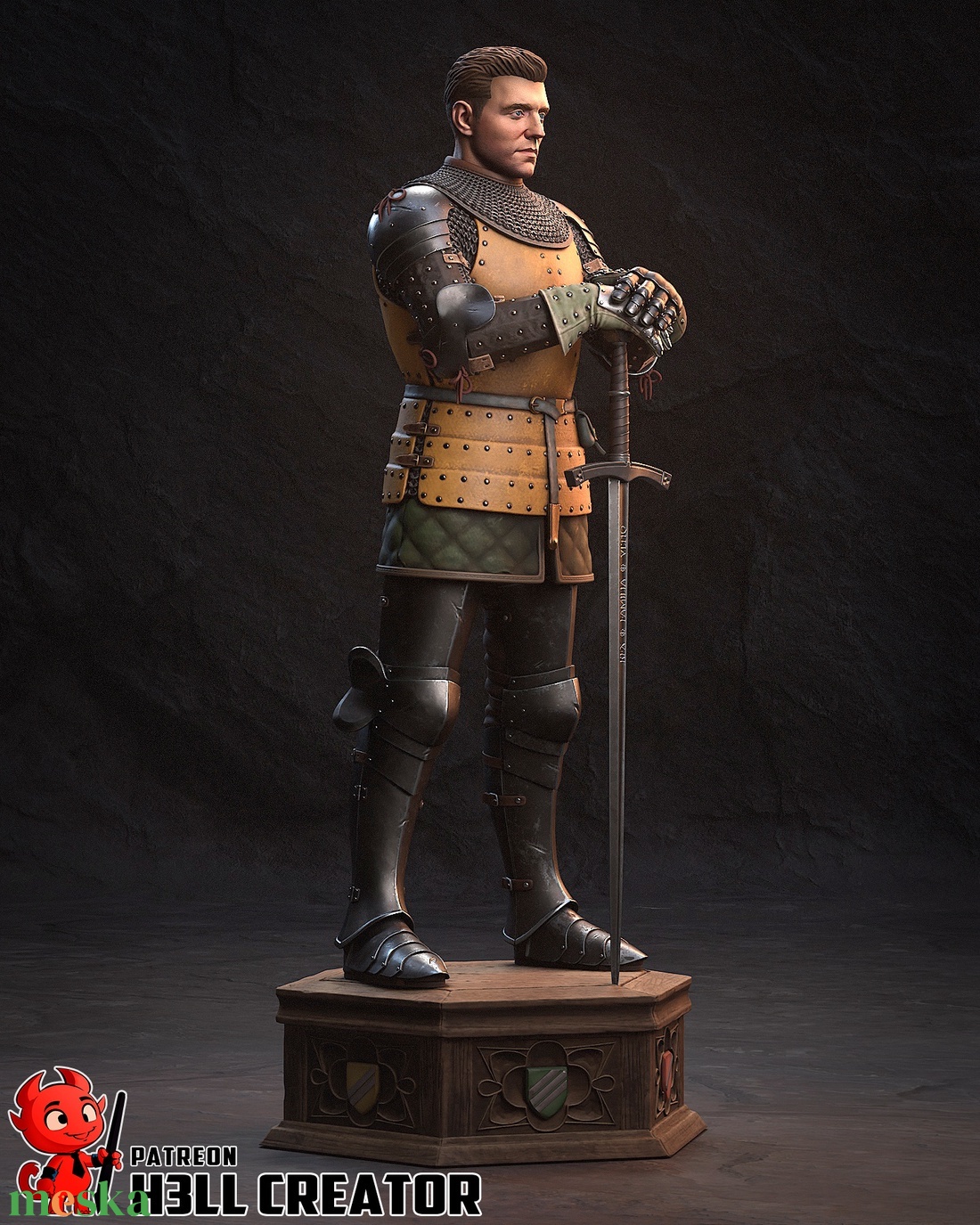 Henry of Skalitz - Kingdom Come: Deliverance 2 - művészet - makett, modell - Meska.hu