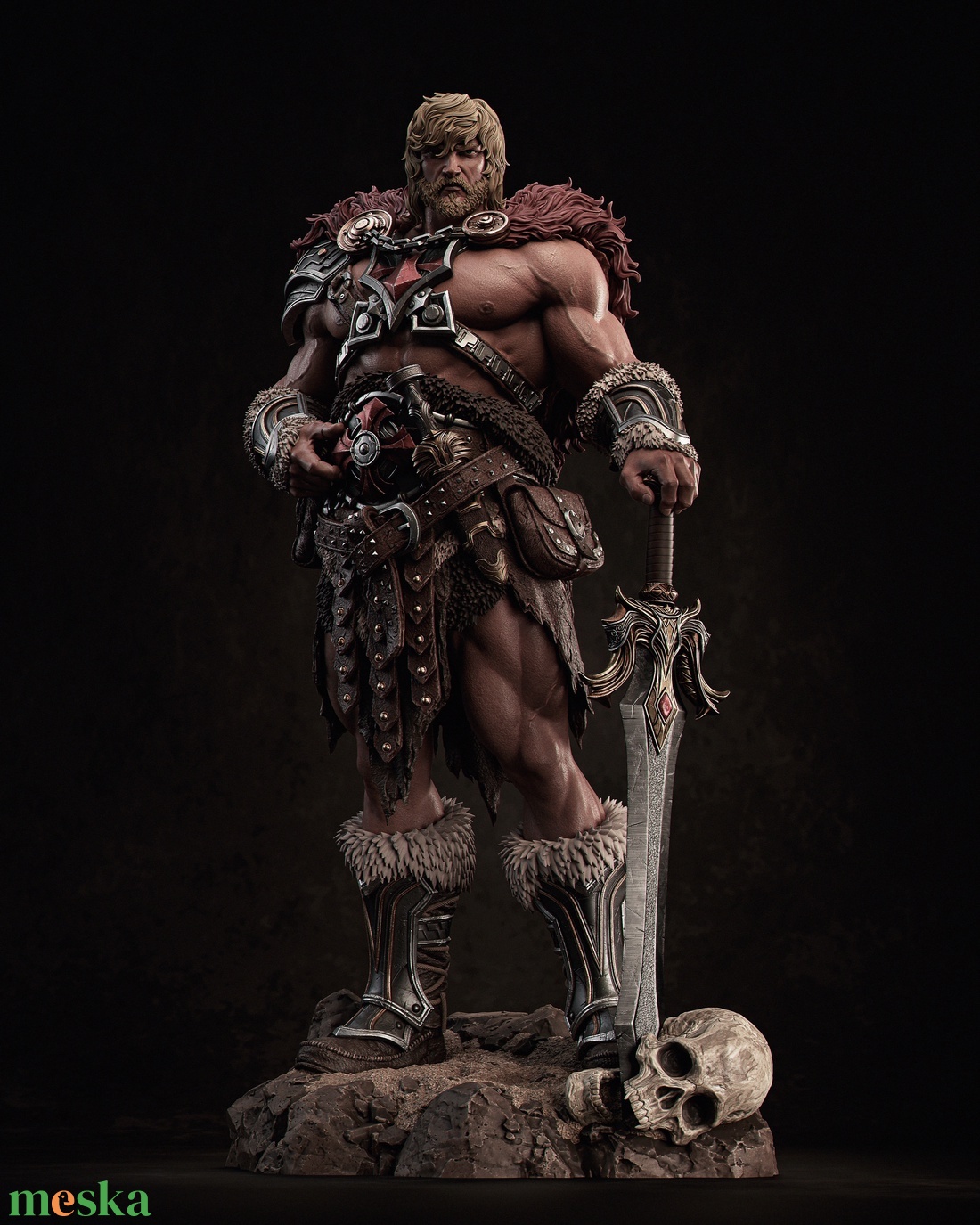 He-Man - Masters of the Universe - művészet - makett, modell - Meska.hu