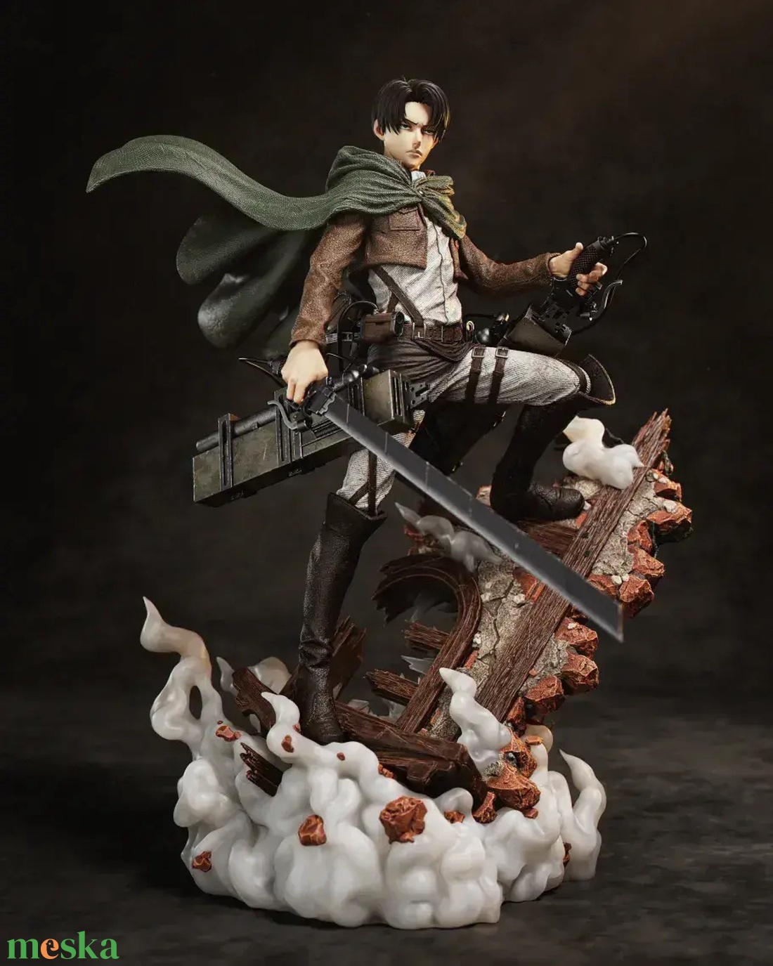 Levi Ackerman - Attack on Titan - művészet - makett, modell - Meska.hu