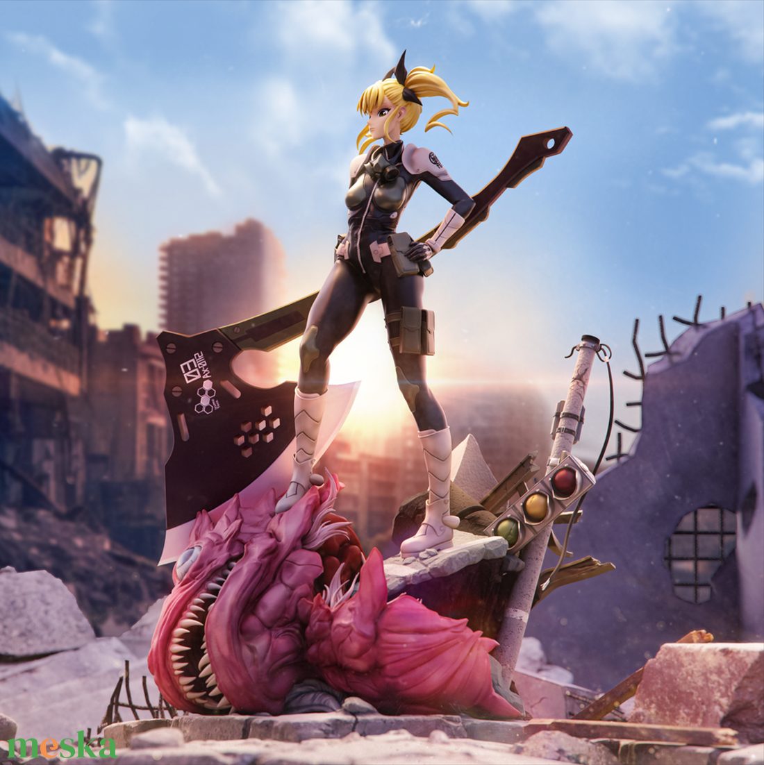 Kikoru Shinomiya - Kaiju No. 8 - művészet - makett, modell - Meska.hu