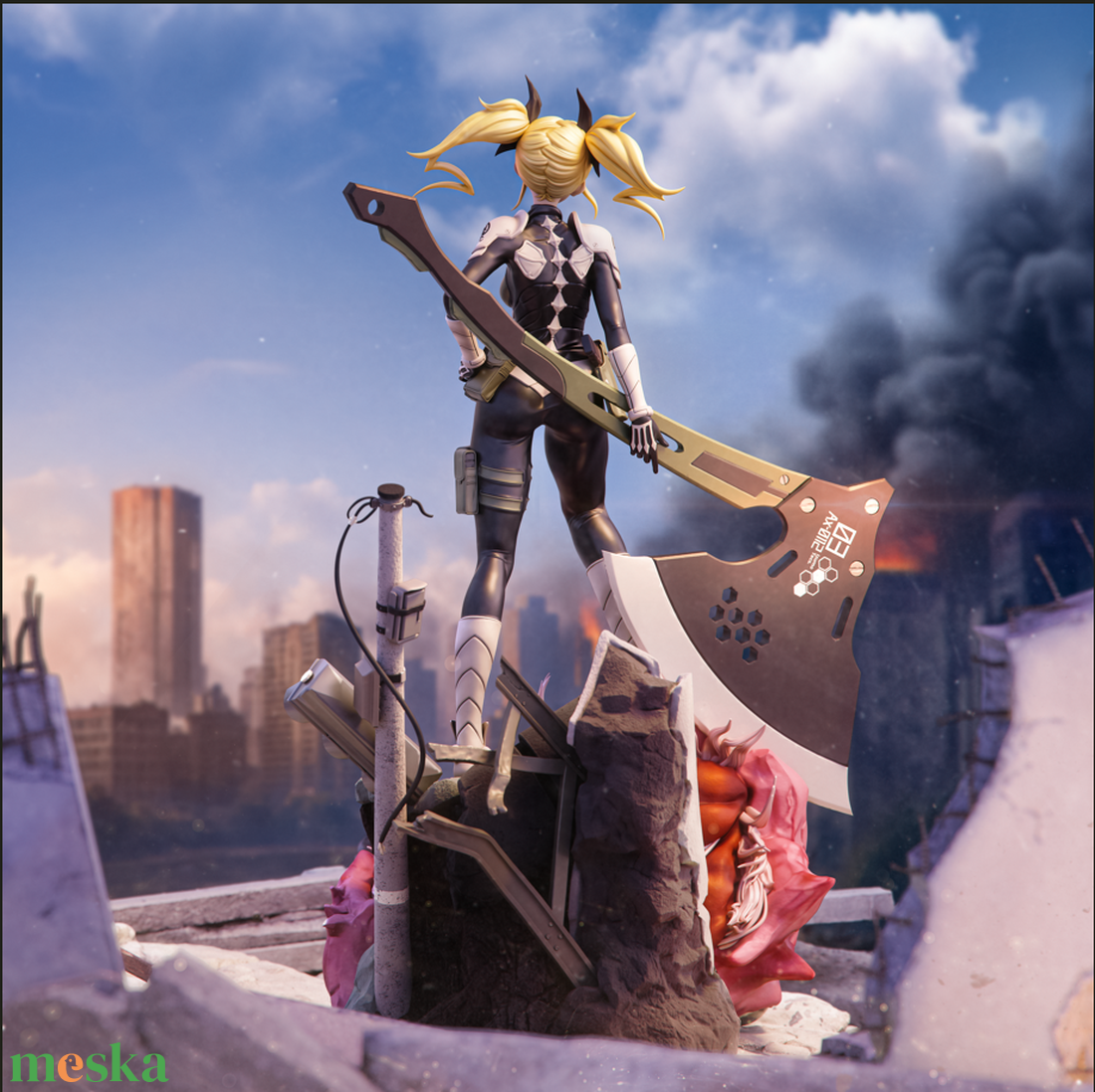 Kikoru Shinomiya - Kaiju No. 8 - művészet - makett, modell - Meska.hu