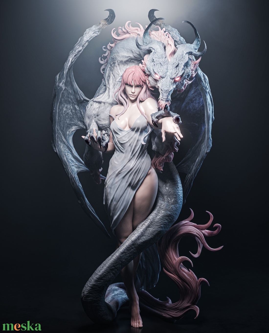 Dragon Lady - művészet - makett, modell - Meska.hu
