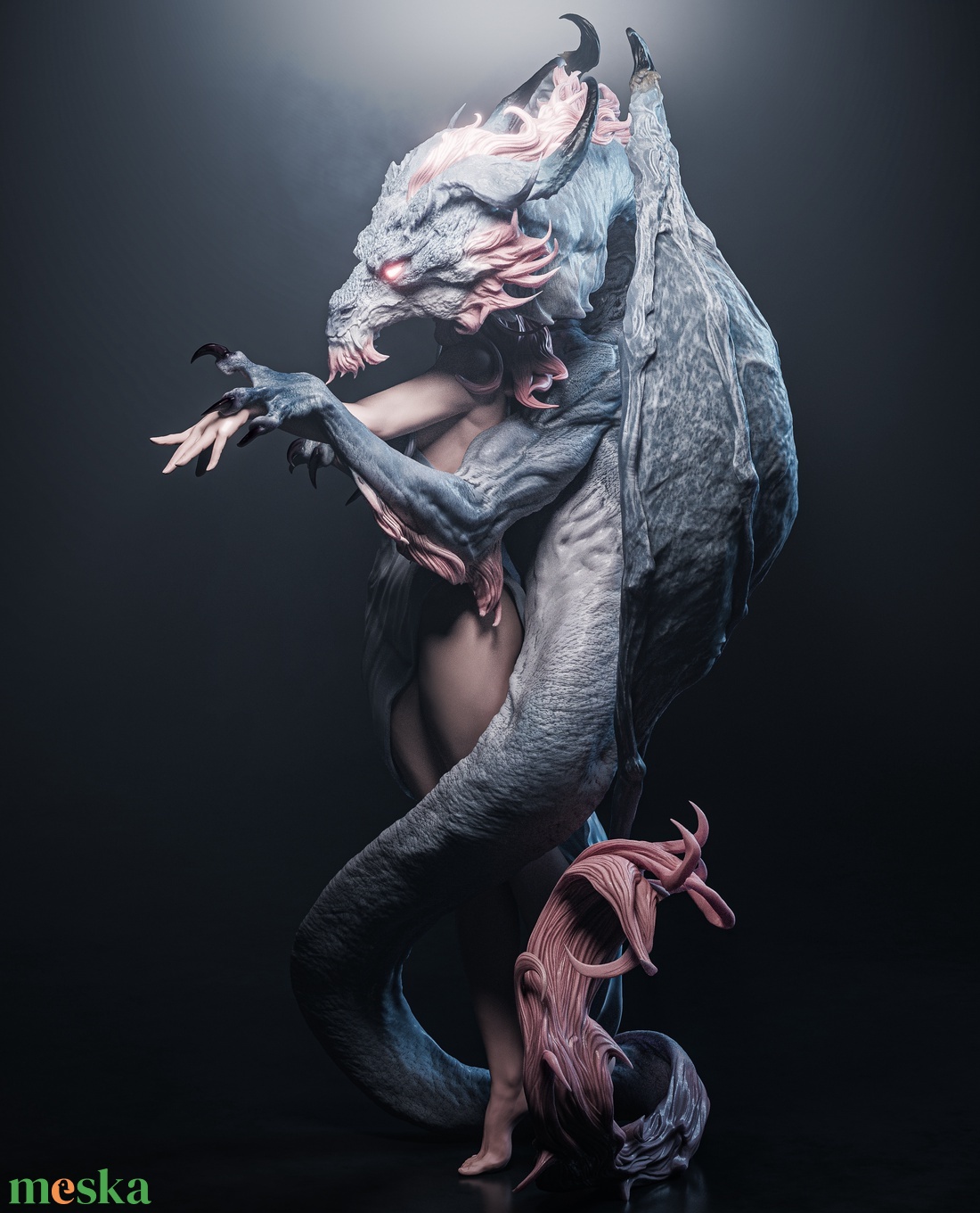 Dragon Lady - művészet - makett, modell - Meska.hu