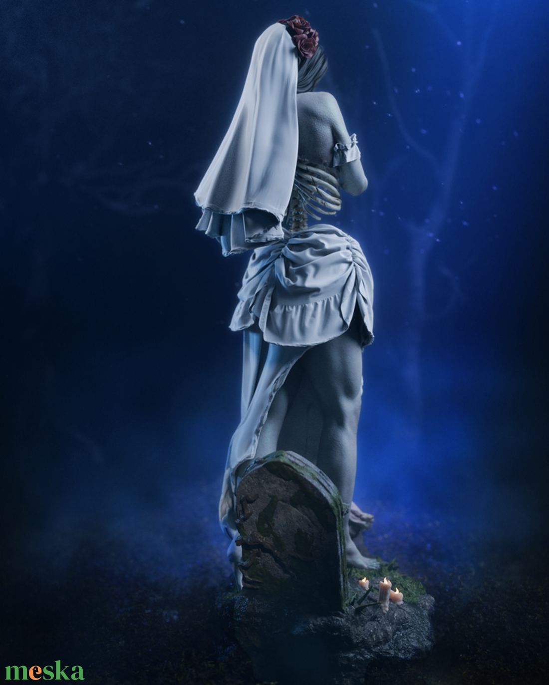 Undead Bride - művészet - makett, modell - Meska.hu