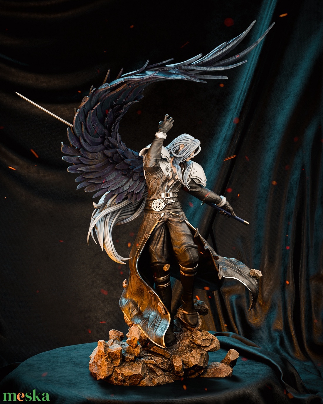 Sephiroth - Final Fantasy VII - művészet - makett, modell - Meska.hu