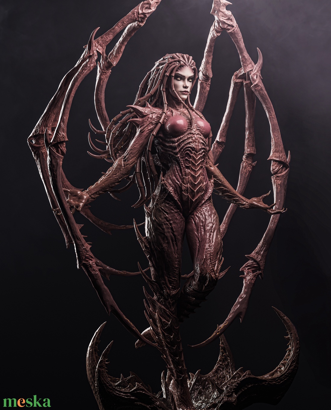 Sarah Kerrigan - StarCraft - művészet - makett, modell - Meska.hu