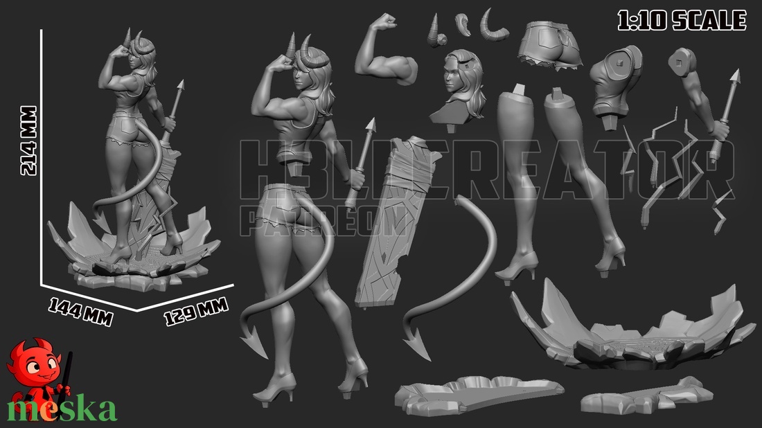 Malevola - Dispatch - művészet - makett, modell - Meska.hu