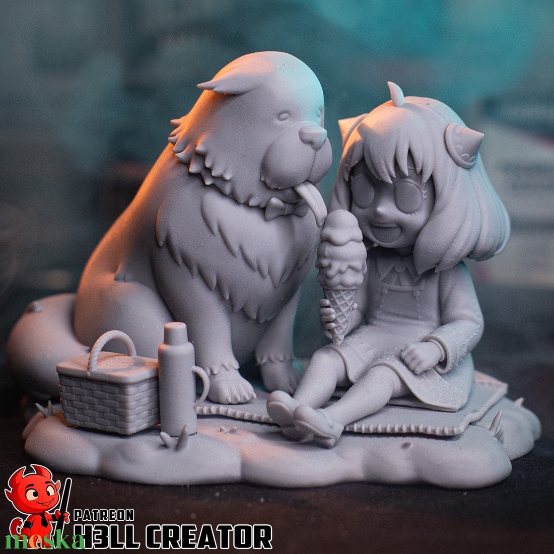 Anya Forger - Spy � Family - művészet - makett, modell - Meska.hu