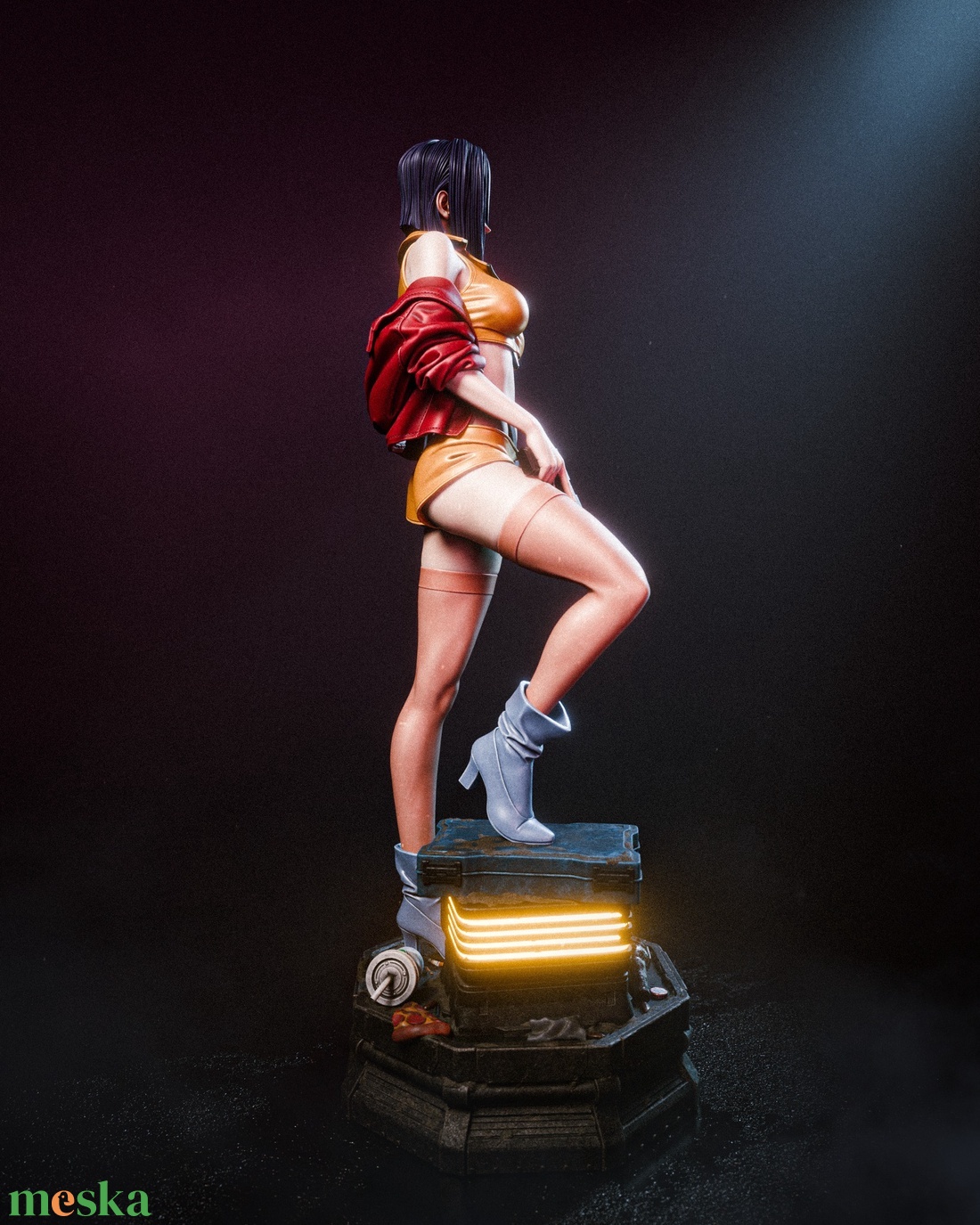 Faye Valentine - Cowboy Bebop - művészet - makett, modell - Meska.hu