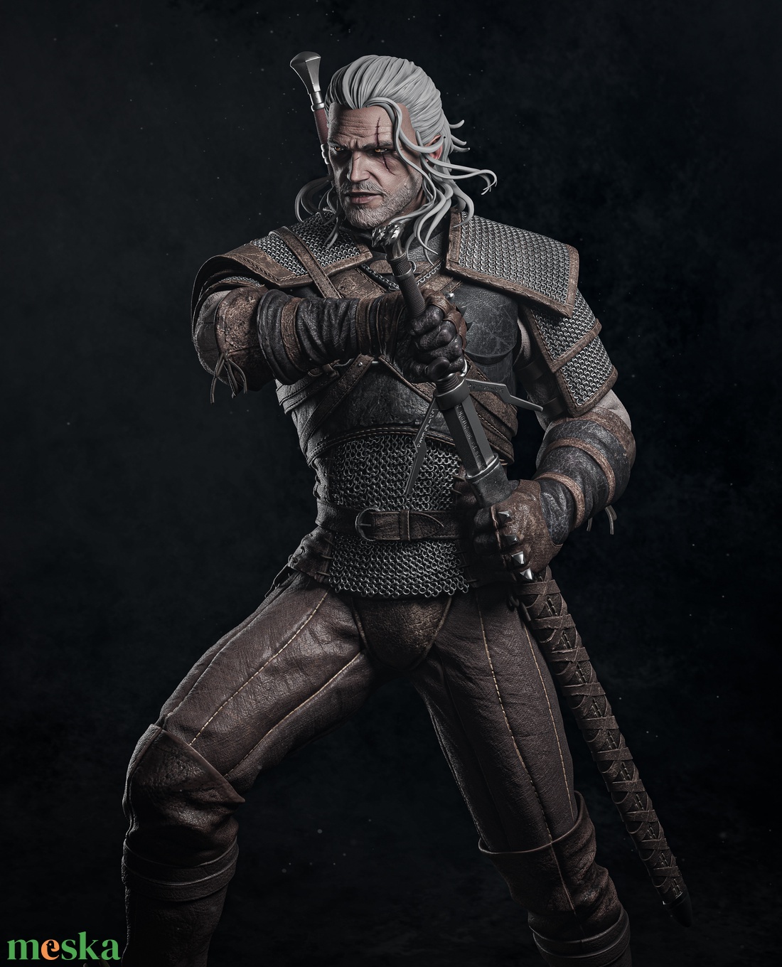 Geralt - művészet - makett, modell - Meska.hu