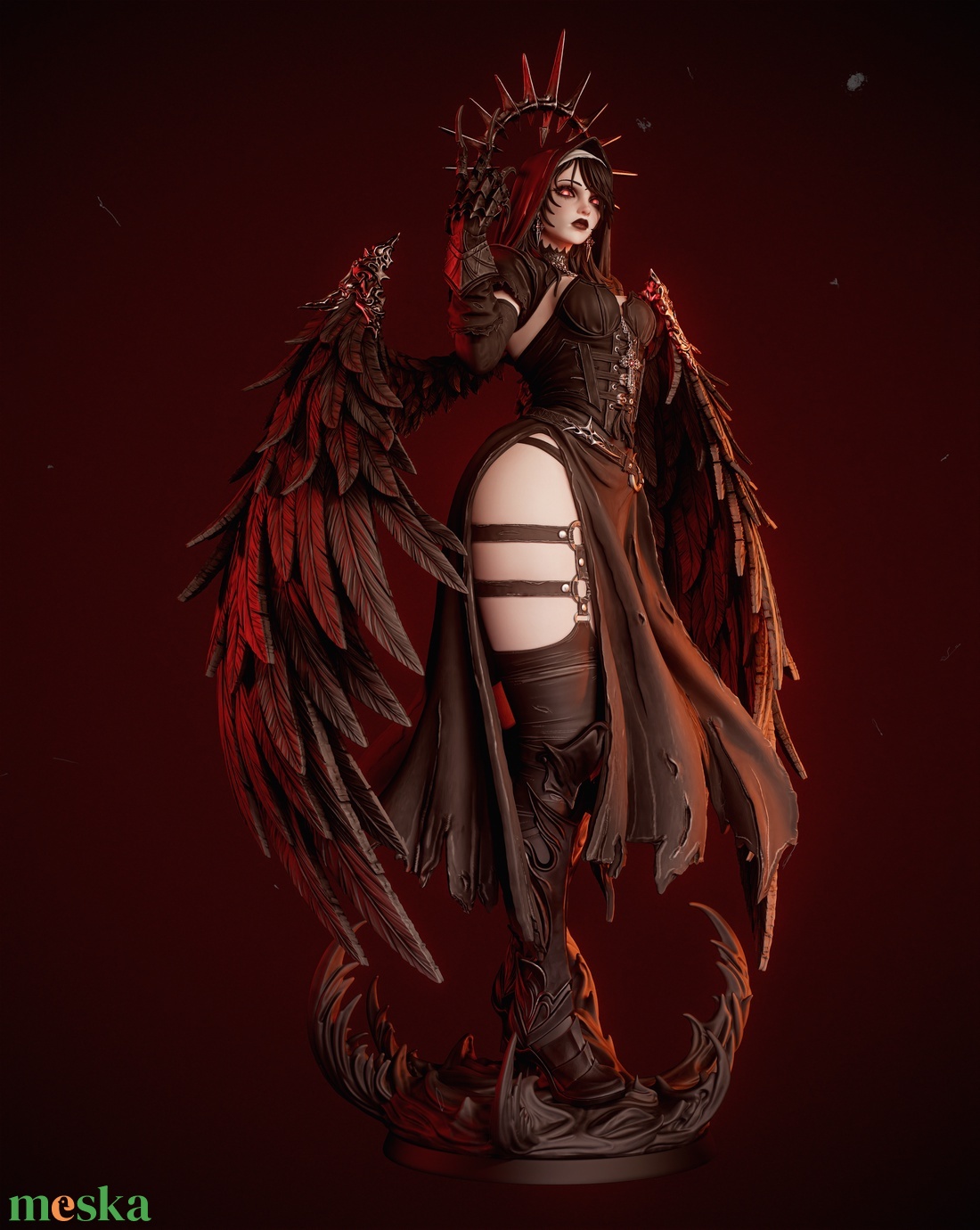 Corrupted Nun - művészet - makett, modell - Meska.hu