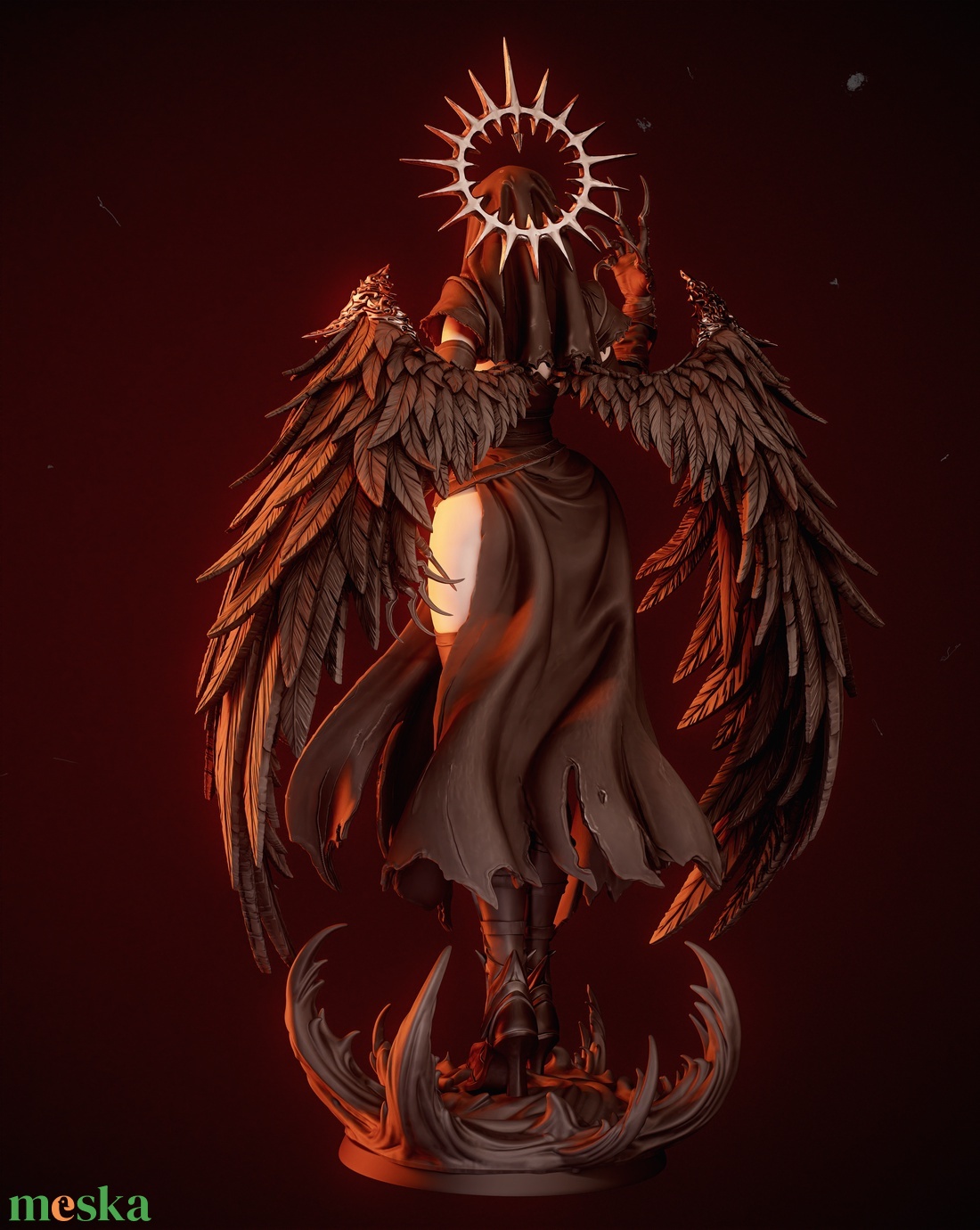 Corrupted Nun - művészet - makett, modell - Meska.hu