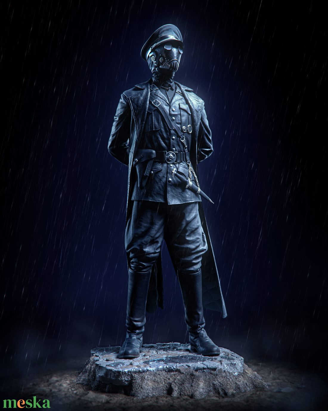 Karl - művészet - makett, modell - Meska.hu