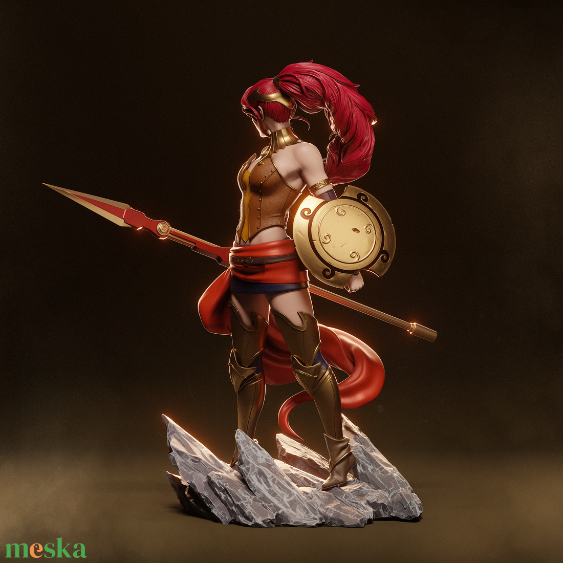 Pyrrha Nikos - RWBY - művészet - makett, modell - Meska.hu