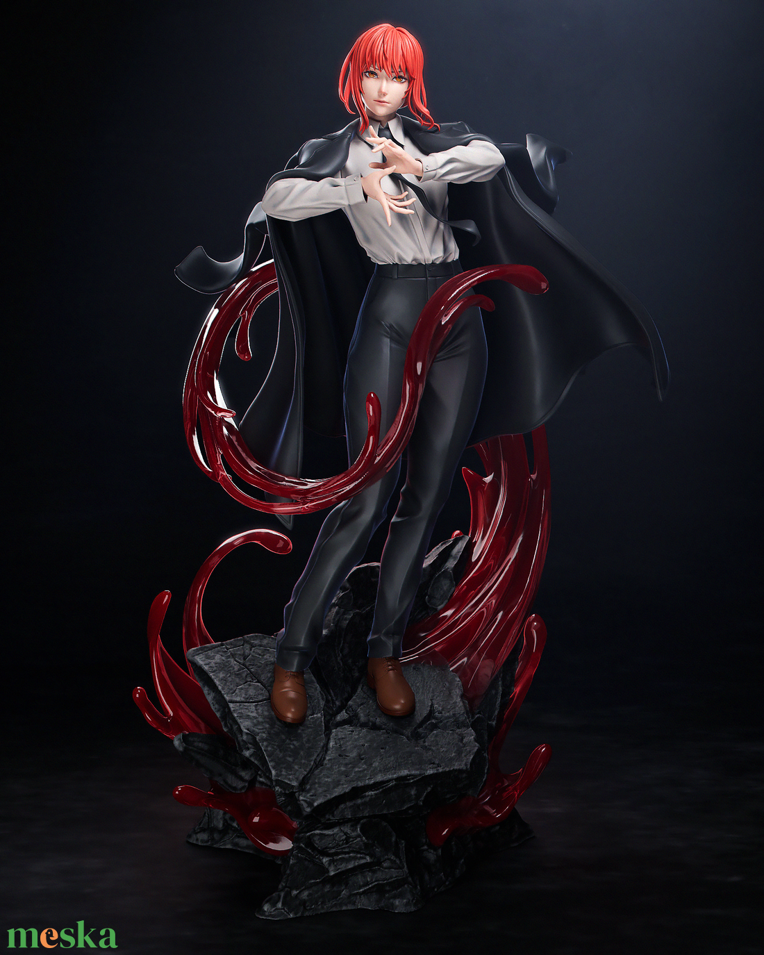 Makima - Chainsaw Man - művészet - makett, modell - Meska.hu