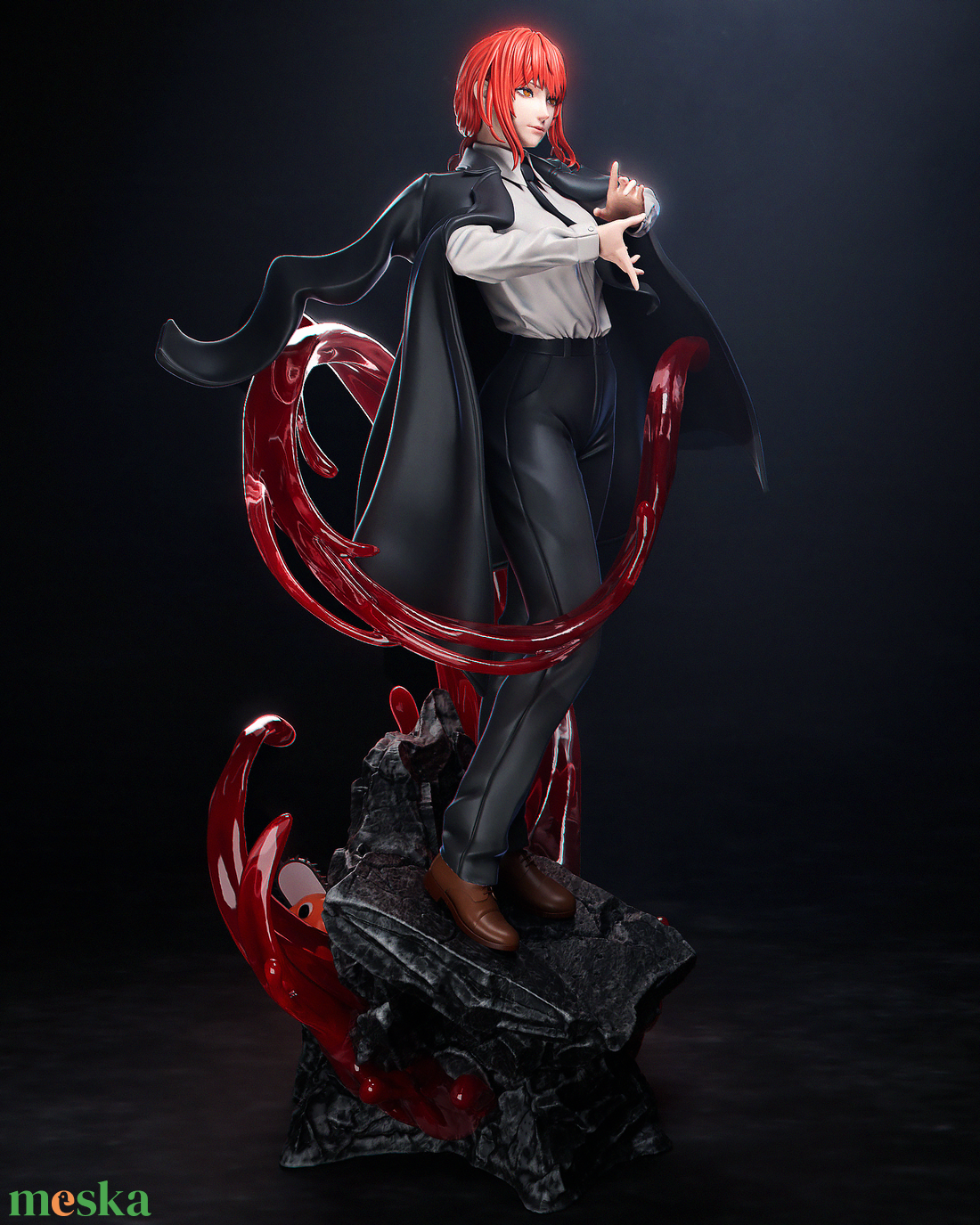 Makima - Chainsaw Man - művészet - makett, modell - Meska.hu