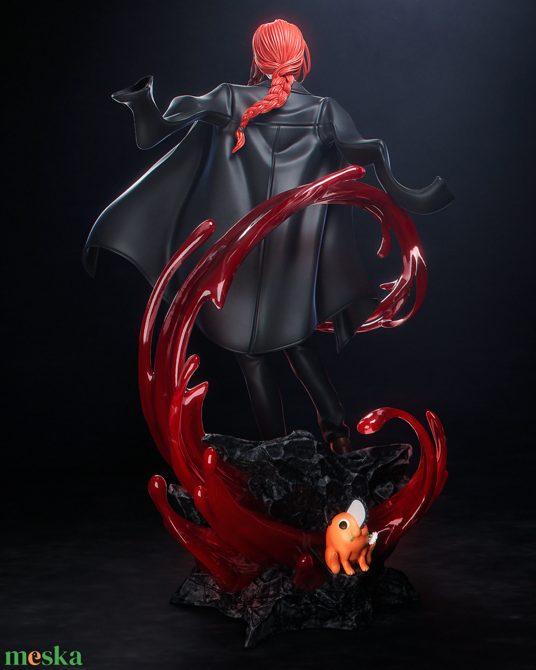 Makima - Chainsaw Man - művészet - makett, modell - Meska.hu