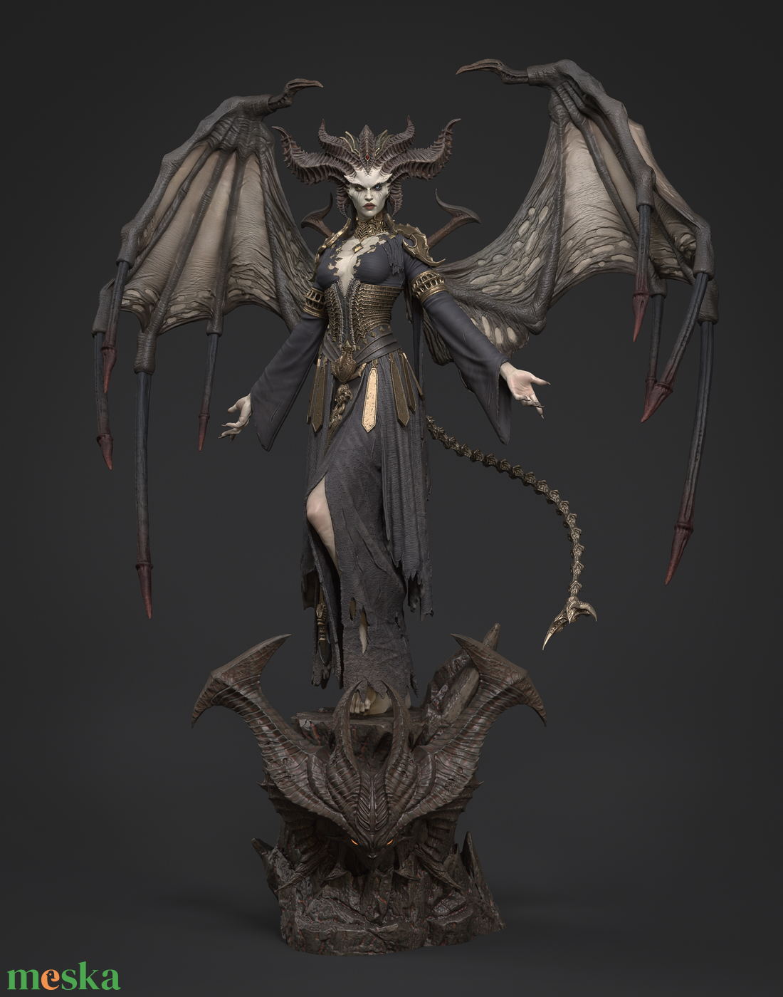 Lilith - Diablo 4 - művészet - makett, modell - Meska.hu