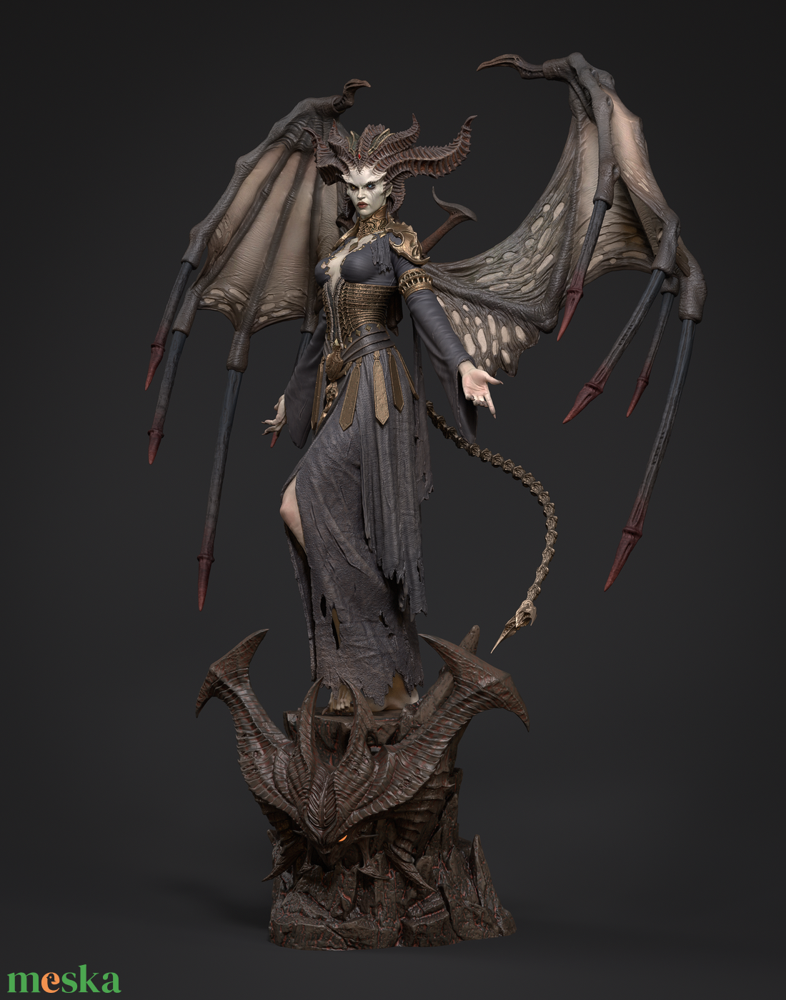 Lilith - Diablo 4 - művészet - makett, modell - Meska.hu