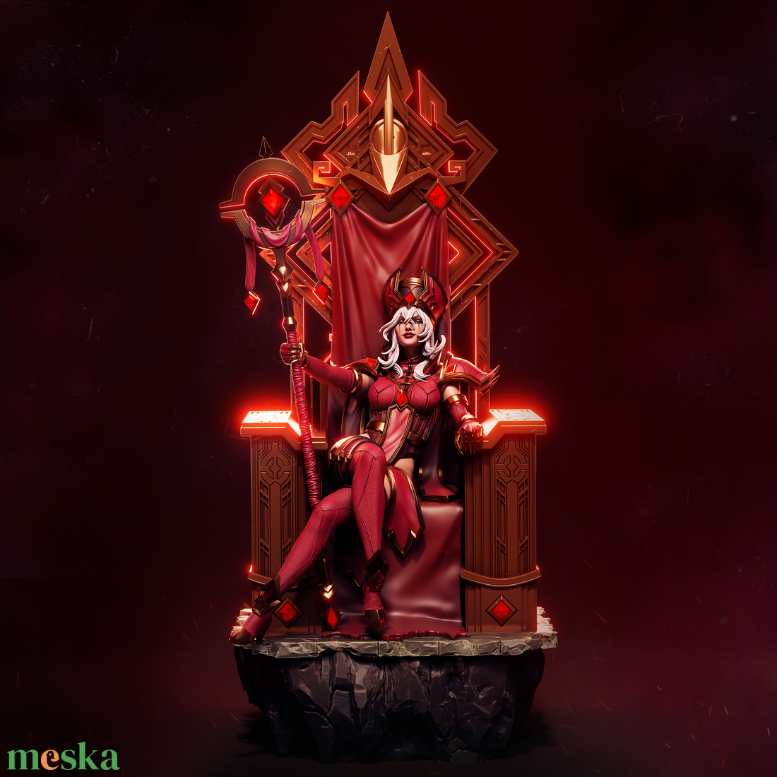 Sally Whitemane - Warcraft - művészet - makett, modell - Meska.hu