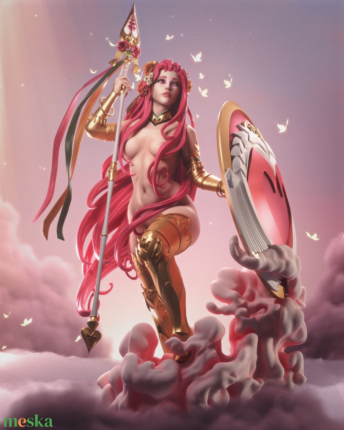 Aphrodite - Hades - művészet - makett, modell - Meska.hu