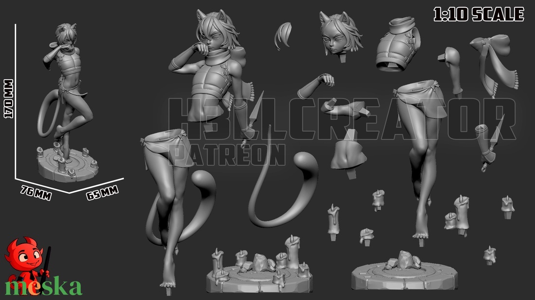 Izutsumi - Delicious in Dungeon - művészet - makett, modell - Meska.hu