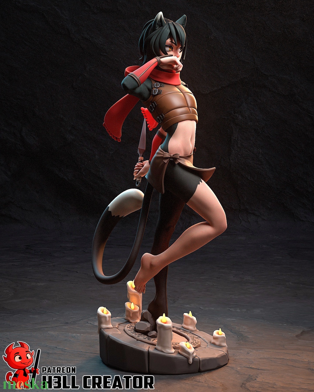 Izutsumi - Delicious in Dungeon - művészet - makett, modell - Meska.hu