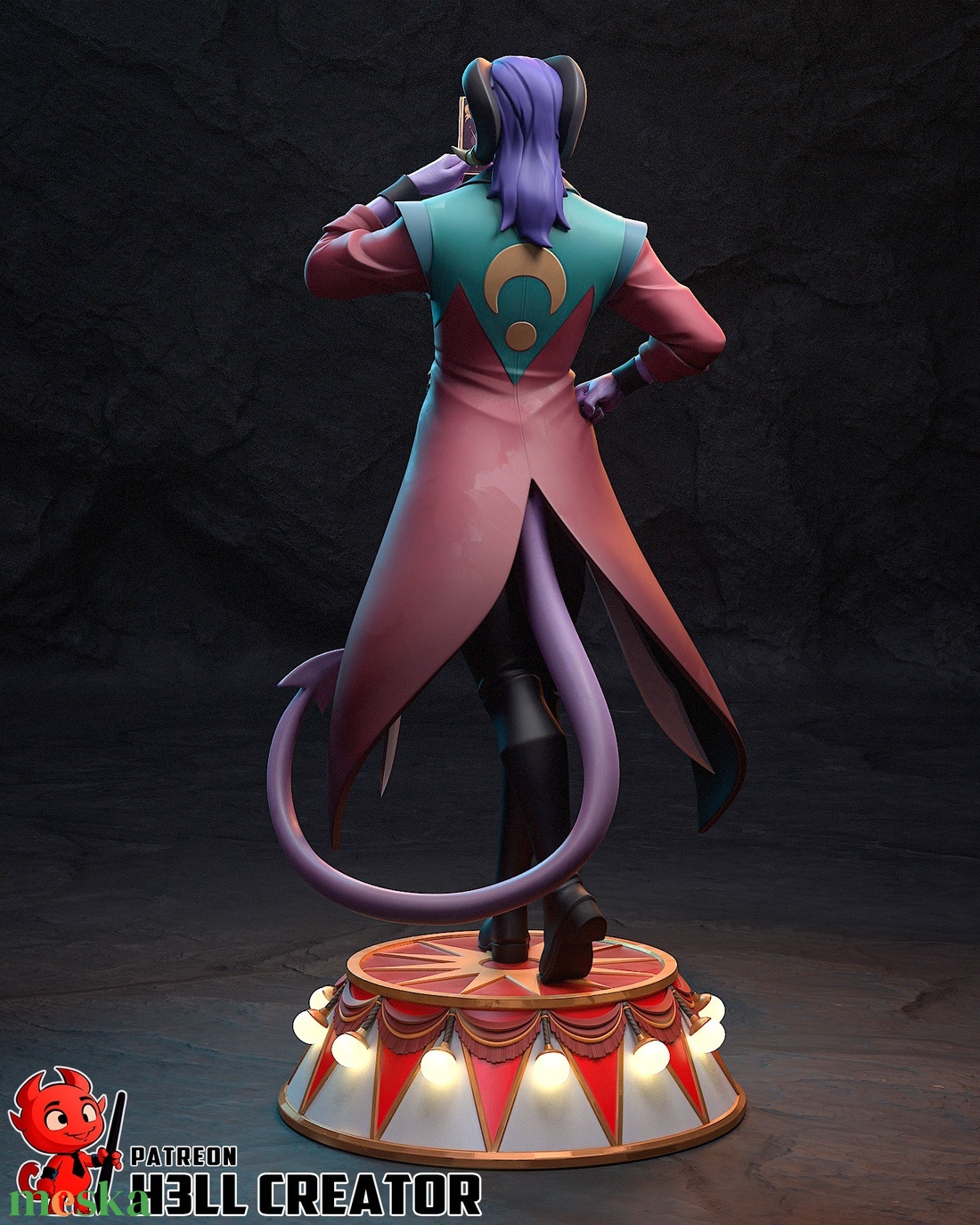 Mollymauk Tealeaf - The Mighty Nein - művészet - makett, modell - Meska.hu