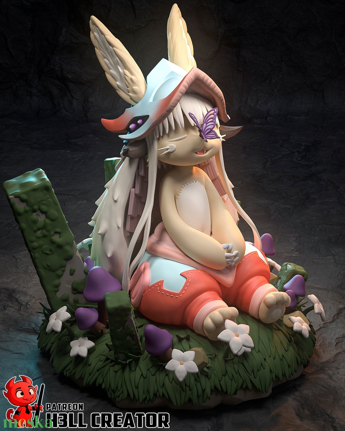 Nanachi - Made in Abyss - művészet - makett, modell - Meska.hu